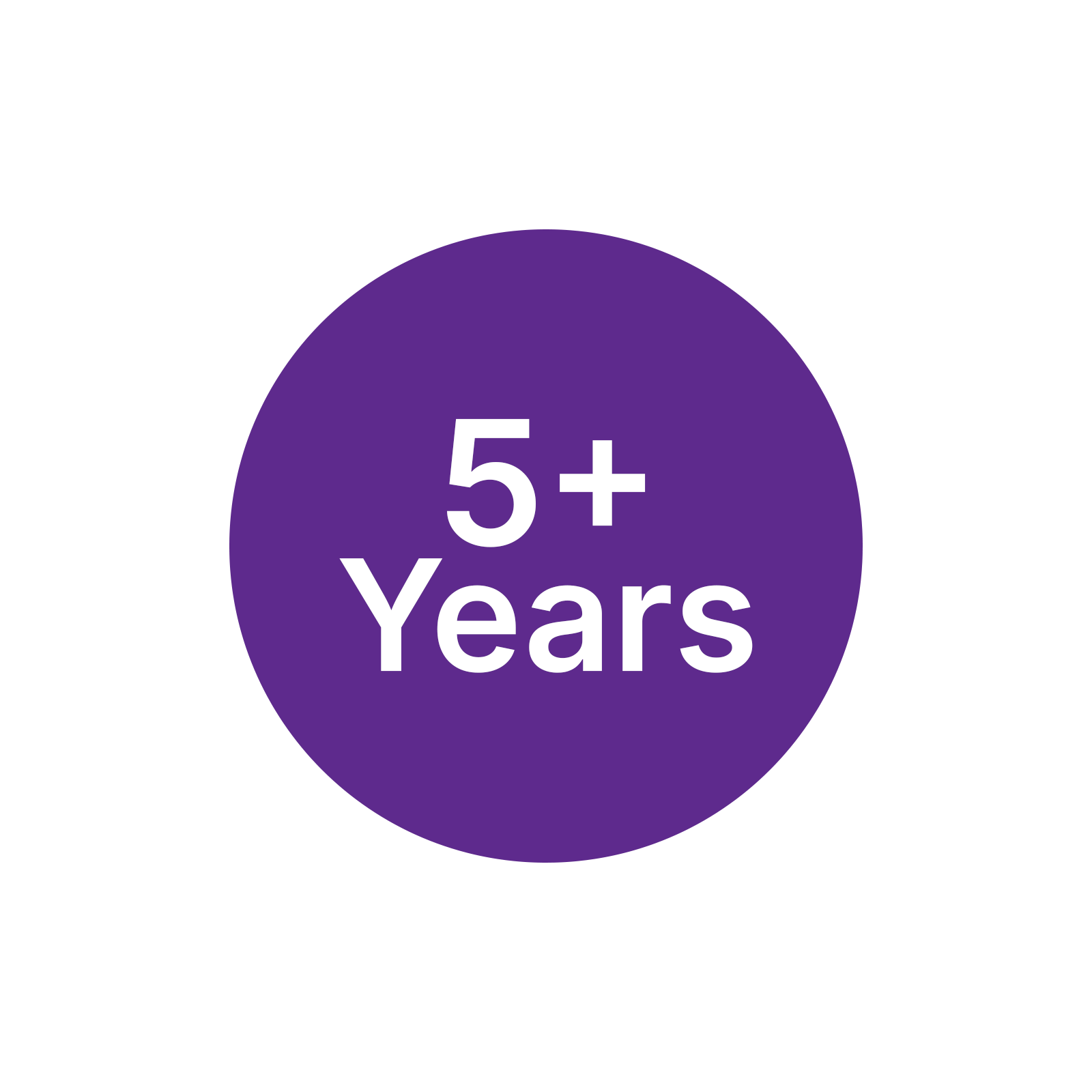 5+ Years